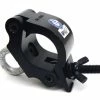 Global Truss EYE-CLAMP-BLK Heavy Duty Clamp With Welded Eyebolt For 2" Pipe, Max Load 440 Lbs, Black