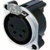Neutrik NC4FBH 4-Pin XLR Female Panel Receptacle