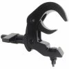 Global Truss QUICK-RIG-CLAMP-BLK Heavy Duty Low Profile Hook Style Clamp For 2" Pipe, Max Load 550 Lbs, Black
