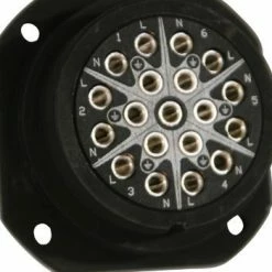 Lex LSC19-PFS LSC19 Female Panel Mount Connector With Solder Termination