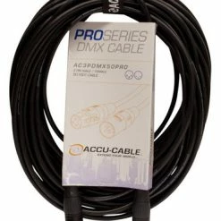 Accu-Cable AC3PDMX50PRO 50' 3-Pin Heavy Duty DMX Cable