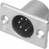 Neutrik NC5MP 5-pin XLRM Rectangular Panel Mount Connector