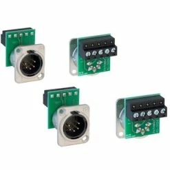 Pathway Connectivity P2024-4PACK Male 5 Pin XLR "D" Series Connector, 4 Pack