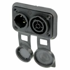 Neutrik NAC3PX-TOP Receptacle - Powercon TRUE1 TOP - Duplex Male/female - Power In/out - 1/4" Flat Tab Terminals -Manfrotto Shop 347949