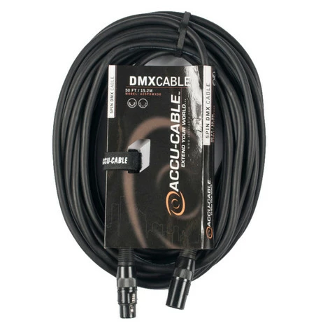 Accu-Cable AC5PDMX50 50' 5-Pin DMX Cable 1 Accu-Cable AC5PDMX50 50' 5-Pin DMX Cable
