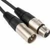 Cable Up DMX-XX3-3 3 Ft 3-Pin DMX Male To 3-Pin DMX Female Cable