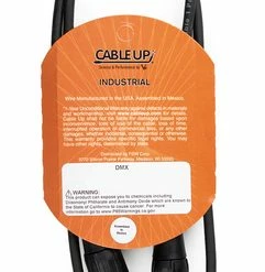 Cable Up DMX-XX3-3 3 Ft 3-Pin DMX Male To 3-Pin DMX Female Cable -Manfrotto Shop 376642