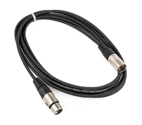 Cable Up DMX-XX3-10 10 Ft 3-Pin DMX Male To 3-Pin DMX Female Cable 3 Cable Up DMX-XX3-10 10 Ft 3-Pin DMX Male To 3-Pin DMX Female Cable - Image 3