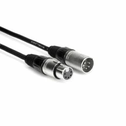 Hosa DMX503 3' DMX Cable, XLR5M To XLR5F