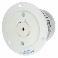 Whirlwind HBL2516 Hubbell L21-20 Female Chassis AC Connector