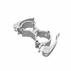 Global Truss MINI-360-QRSWIVEL Light Duty Dual Swivel Quick Release Clamp For 2" Pipe, Max Load 220 Lbs