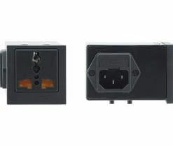 Kramer TS-201U Single Universal Power Socket Module For TBUS-201XL