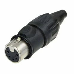 Neutrik NC5FX-TOP X-TOP Series 5-Pin XLR-F Cable Connector, Nickel/Gold, IP65