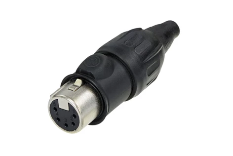 Neutrik NC5FX-TOP X-TOP Series 5-Pin XLR-F Cable Connector, Nickel/Gold, IP65 1 Neutrik NC5FX-TOP X-TOP Series 5-Pin XLR-F Cable Connector, Nickel/Gold, IP65