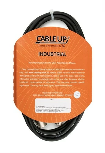 Cable Up DMX-XX310-FOUR-K Cable, DMX 3pM-3pF 10ft 4-Pack 4 Cable Up DMX-XX310-FOUR-K Cable, DMX 3pM-3pF 10ft 4-Pack - Image 4