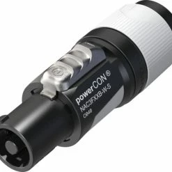 Manfrotto Shop 17 Neutrik NAC3FXXB-W-S PowerCON 3 Conductor Power Connector, 6 - 12mm, Out, Gray