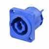 Neutrik NAC3MPXXA PowerCON 20 A - 60320-1 Certified - Power In Receptacle, Blue