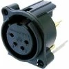Neutrik NC4FAV-O 4-Pole XLR-F Panel-Mount Receptacle