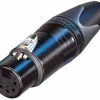 Neutrik NC5FXX-B 5-pin XLRF Cable Connector, Black